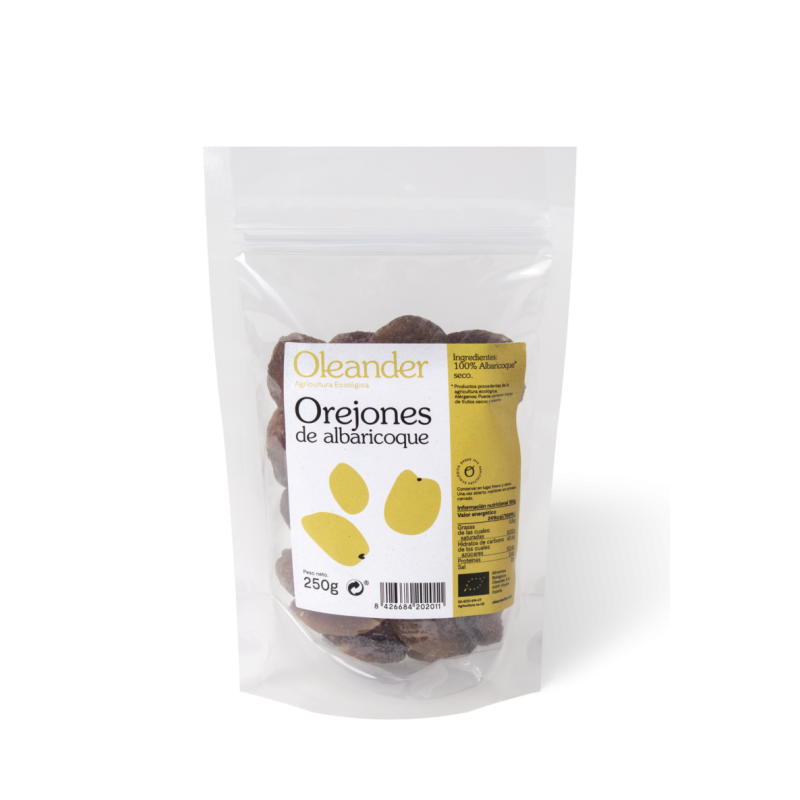 ORELLANES Albercoc Eco 250g Oleander
