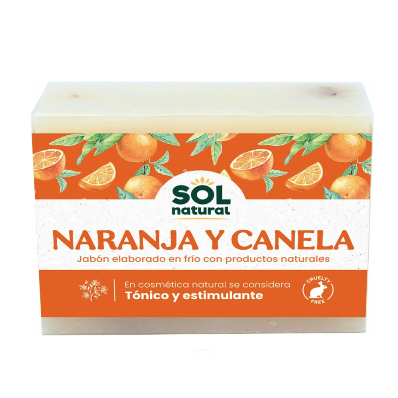 Sabó Natural Sòlid de Canyella i Taronja 100g Solnatural