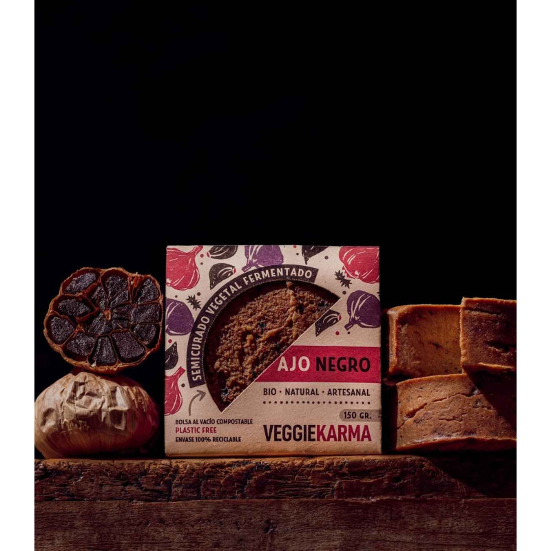 FORMATGE SEMICURAT VEGÀ AMB ALL NEGRE 150G