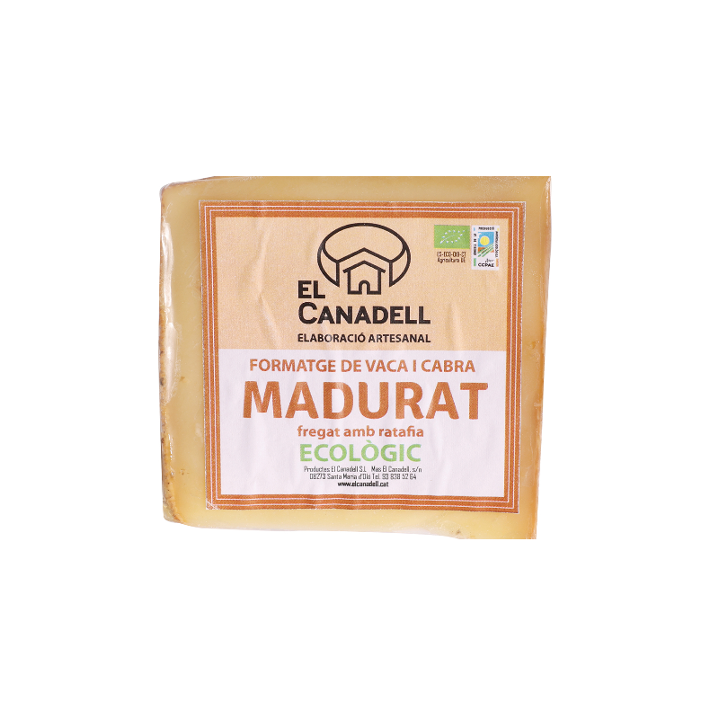 FORMATGE MADURAT ECOLÒGIC (VACA I CABRA) 180g