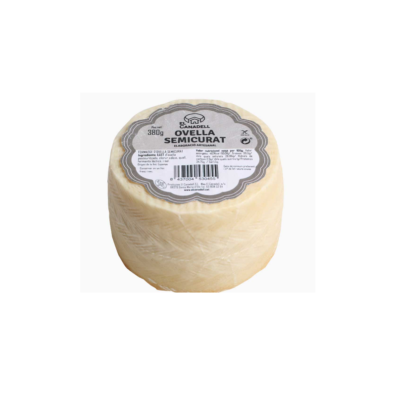 FORMATGE OVELLA SEMI 380g. (El Canadell)