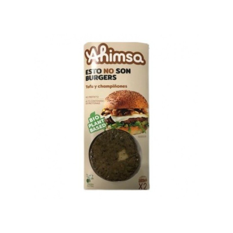 Hamburgueses Tofu i Xampinyons 160g BIO Ahimsa