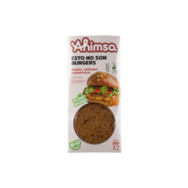 Hamburgueses Seità i Pebrots 160g BIO Ahimsa