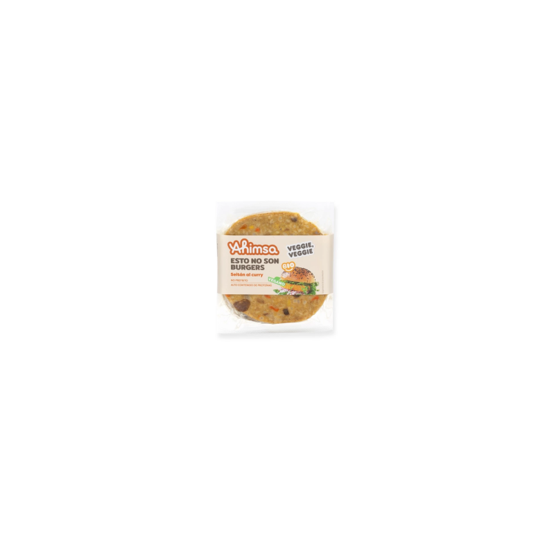 Hamburgueses Seità al Curry 160g BIO Ahimsa